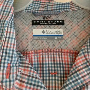 Columbia Plaid Shirt OMNI-SHADE
